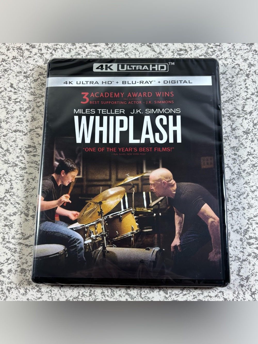 Whiplash 4K Ultra HD + Bluray - Brand New Sealed